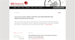 Desktop Screenshot of ias-research.net